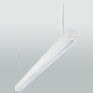 LED-Arbeitsplatz-Pendelleuchte; 1400mm; direkt-indirekt-strahlend; weiss; schaltbar